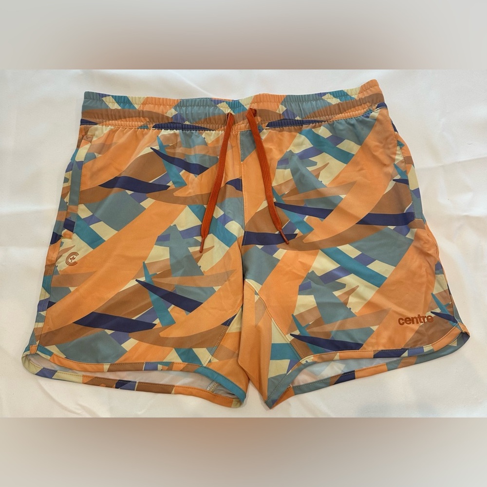 Professional Athlete Centre Abstract Print Swim Shorts 
Abstract- Men’s 2X